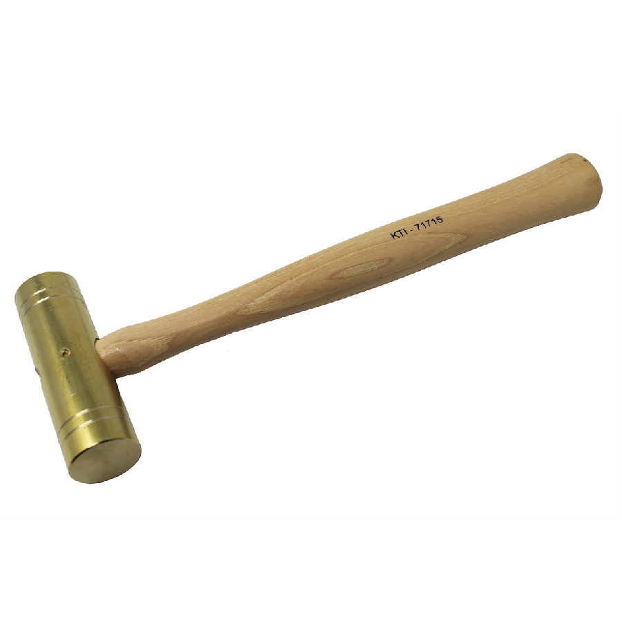 Brass Hammer w/ Hickory Handle - 24 Oz