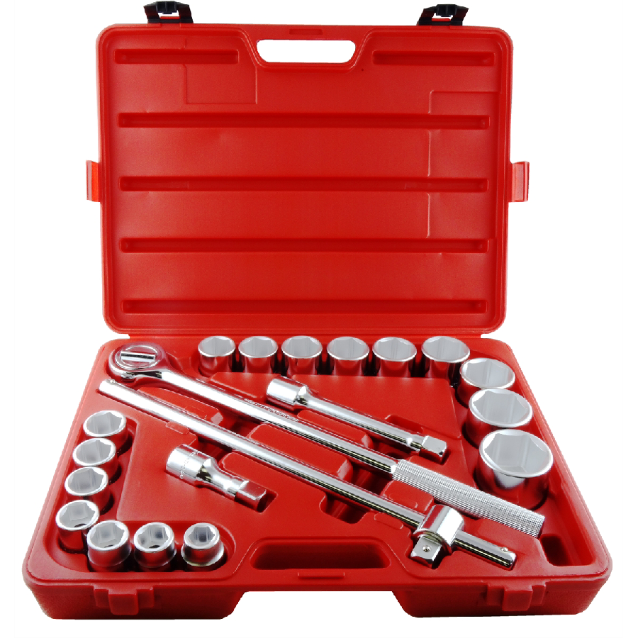 3/4 In Dr SAE Socket Set - 6 Pt - 20 Pc