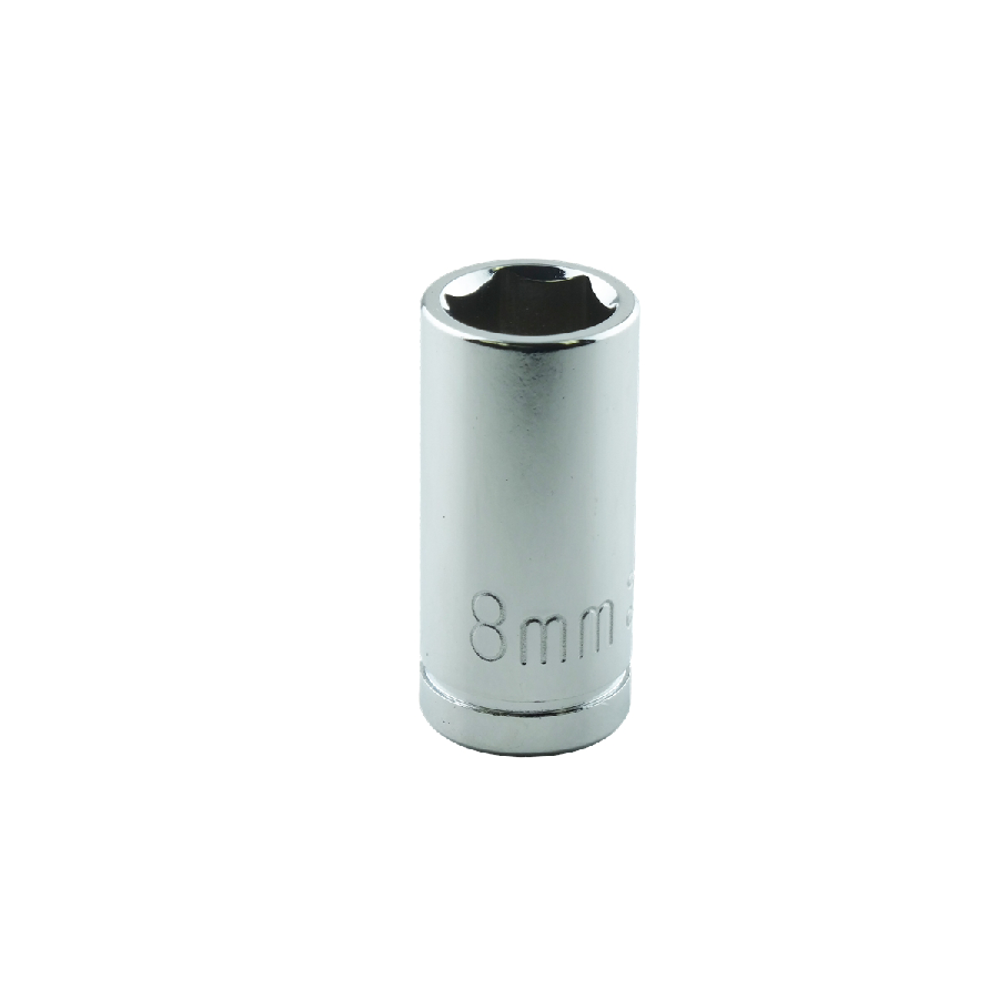 Standard Short Socket - 1/4 In Dr 6 Pt - 8mm