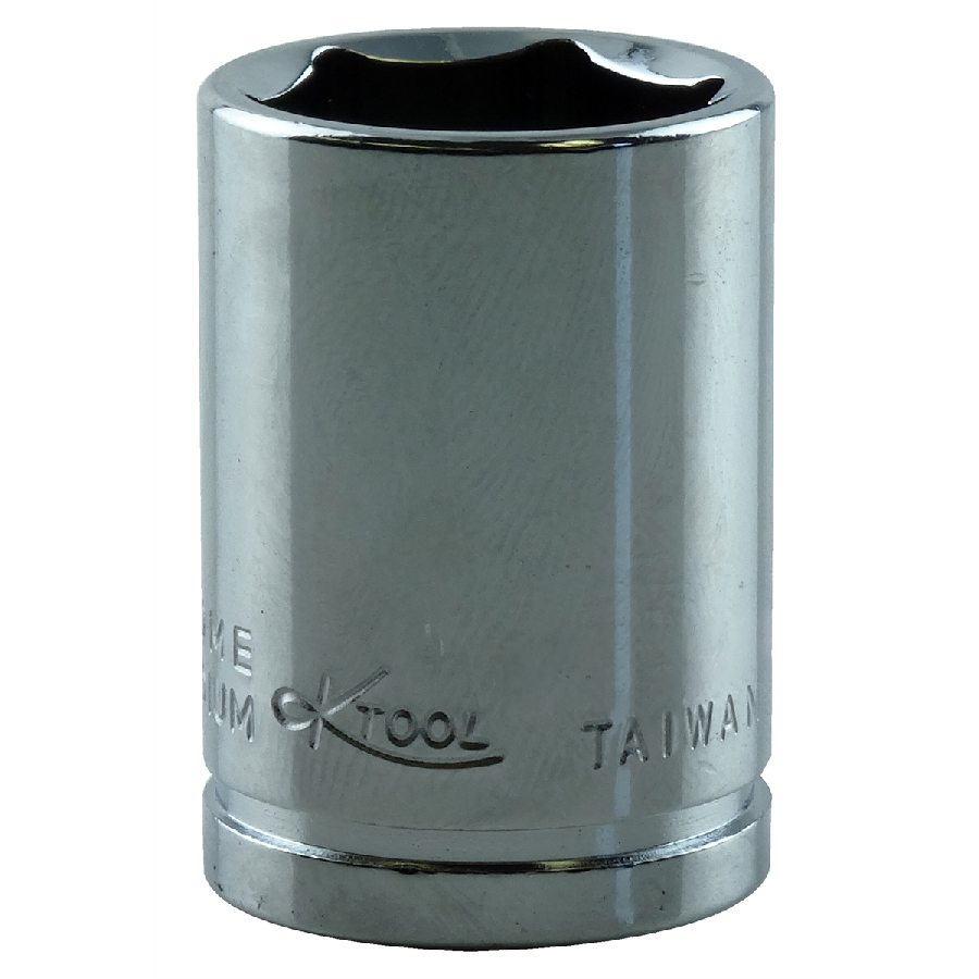 Standard Short Socket - 3/8 In Dr 6 Pt - 12mm