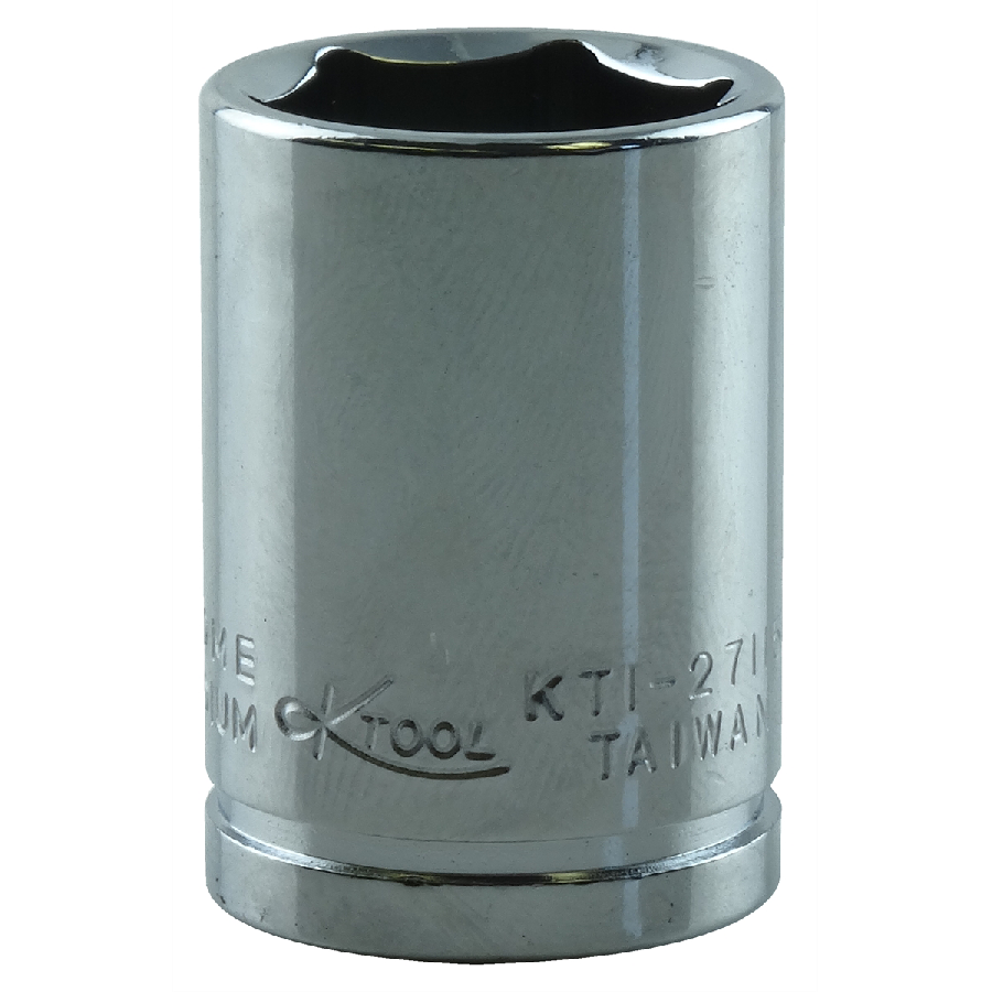 Standard Short Socket - 3/8 In Dr 6 Pt - 15mm