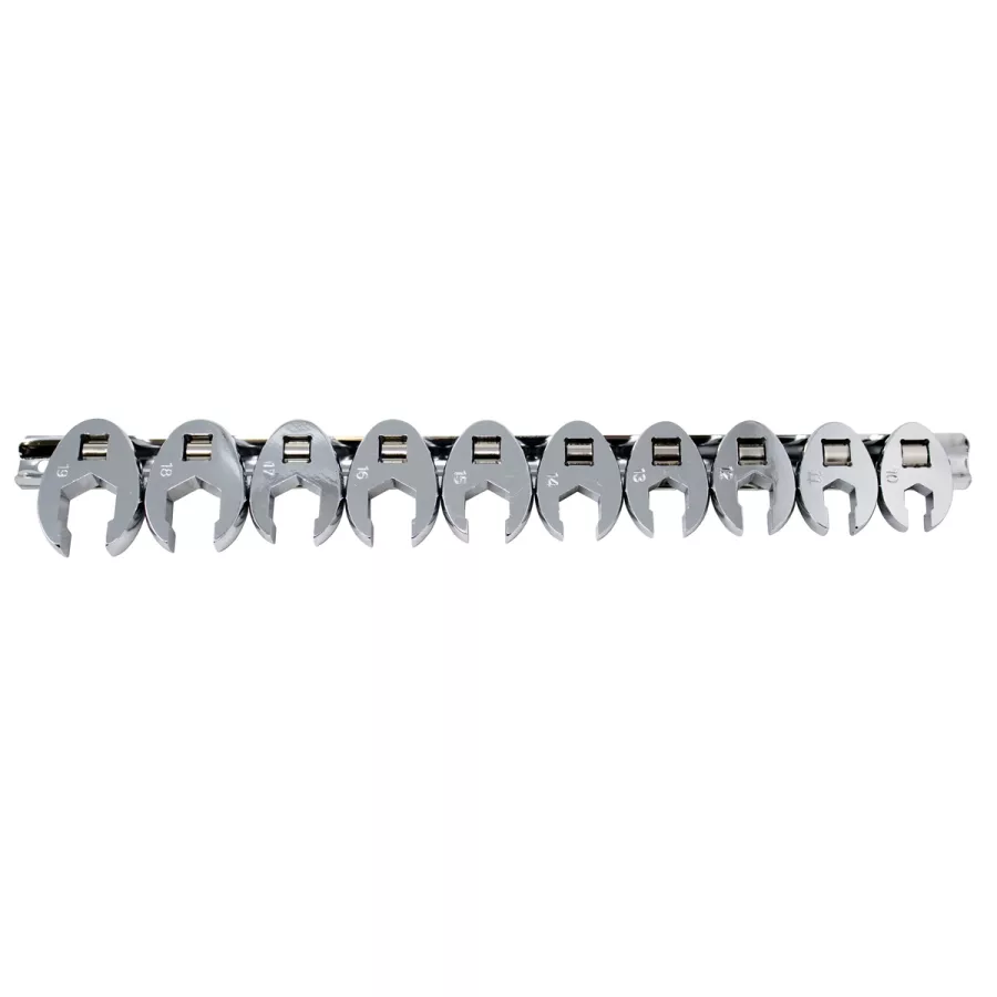 Metric Crowfoot Flare Nut Set - 3/8 In Dr - 10 Pc (image for) Metric Crowfoot Flare Nut Set - 3/8 In Dr - 10 Pc