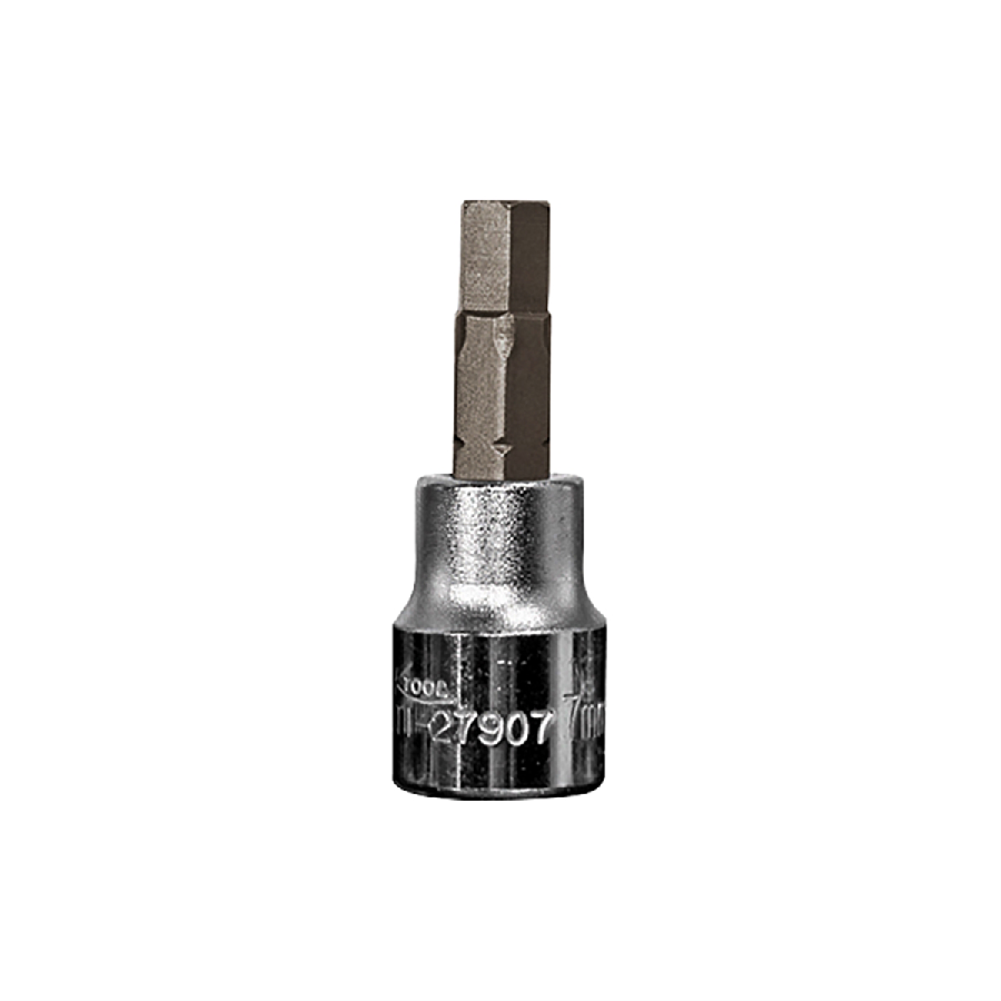 Metric Hex Bit Socket - 3/8 In Drive - 7mm