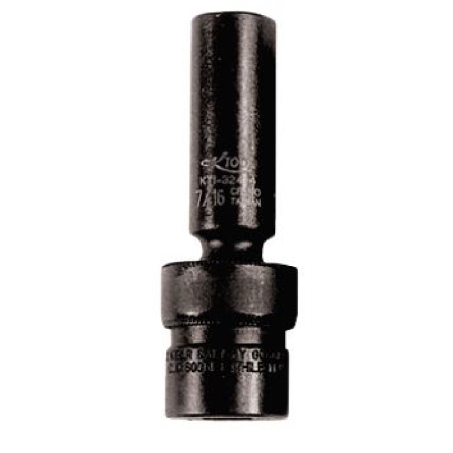 Deep Flex Impact Socket - 3/8 In Dr 6 Pt - 7/16 In