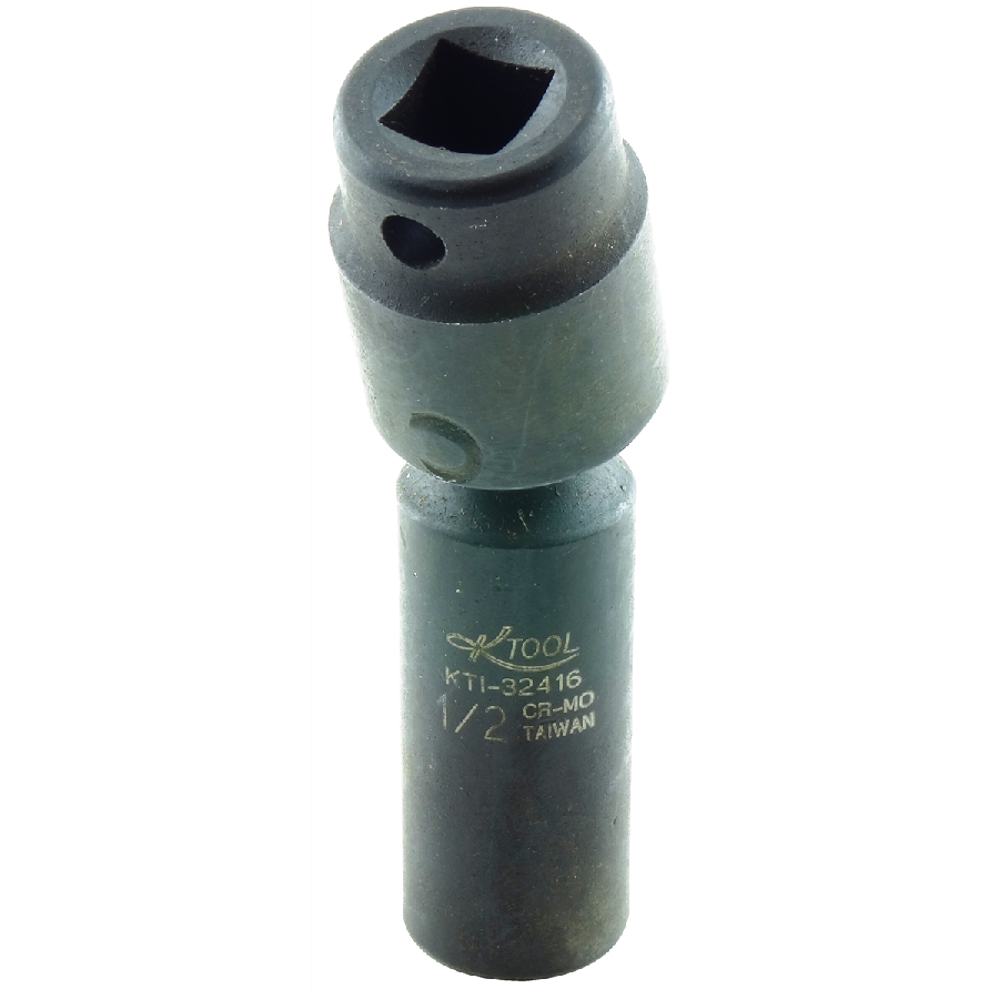 Deep Flex Impact Socket - 3/8 In Dr 6 Pt - 1/2 In