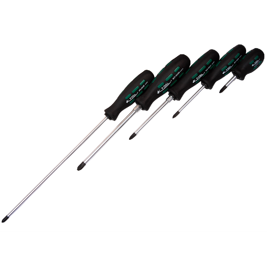 Phillips Slotted Screwdriver Set - 5 Piece