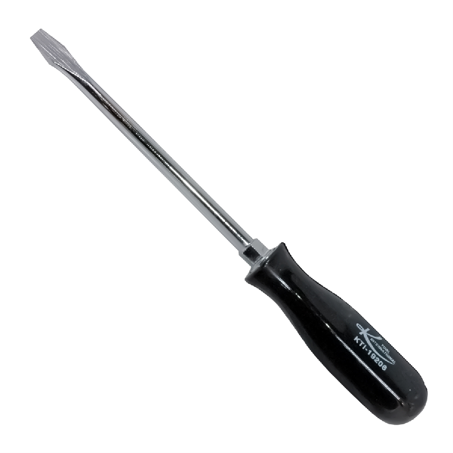 Slotted Screwdriver - 6 In - Green Handle