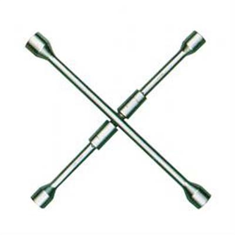 NutBuster Folding Four-Way Passenger Car Lug Wrench KEN35633 - 1