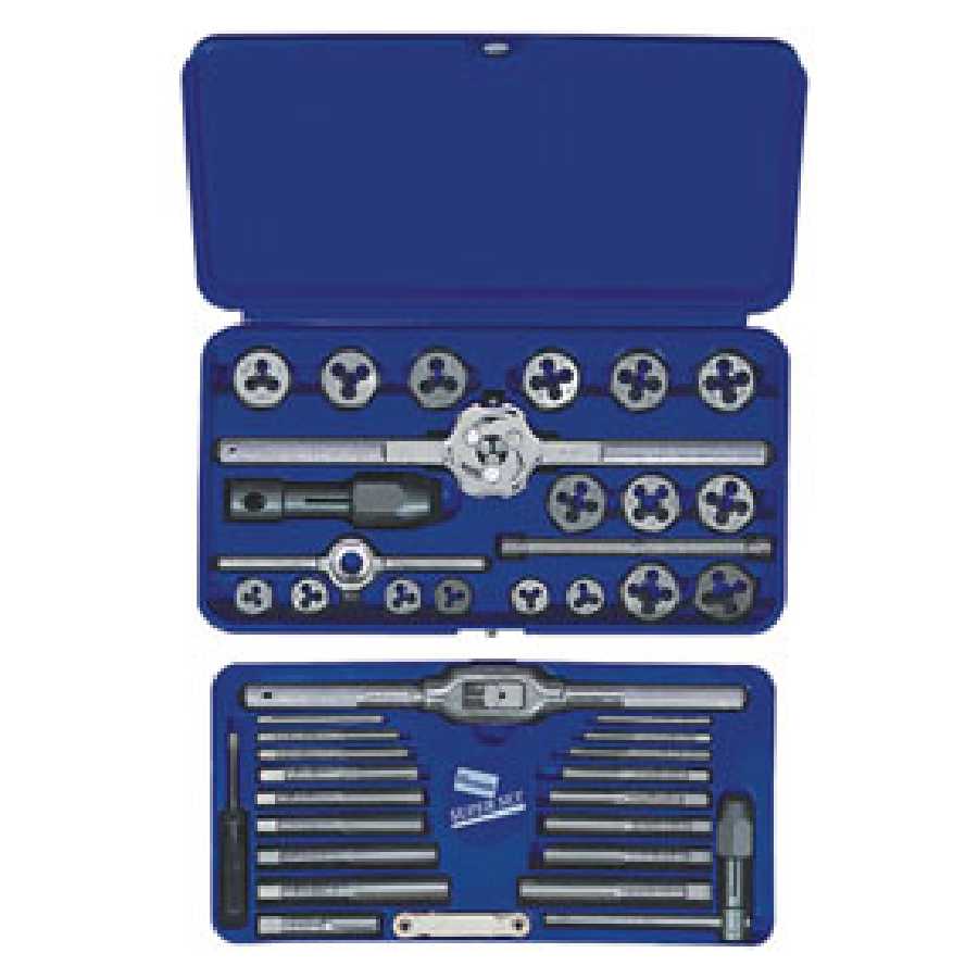 Metric Plug Taps & Hexagon Dies Set 41 Pc