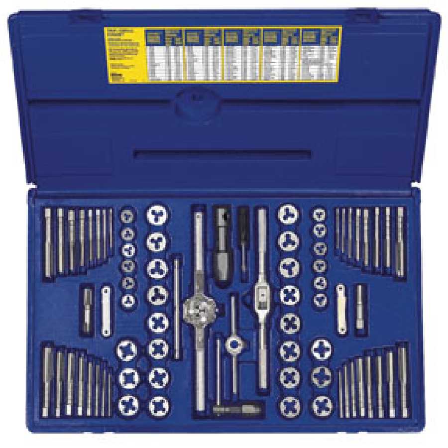 Fractional / Metric Tap and Die Set - 76-Pc