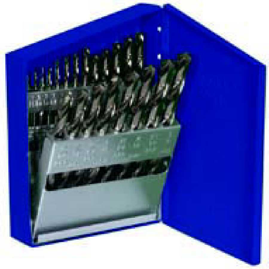 Hanson 63221 Cobalt Drill Bit Set - 21 Pc