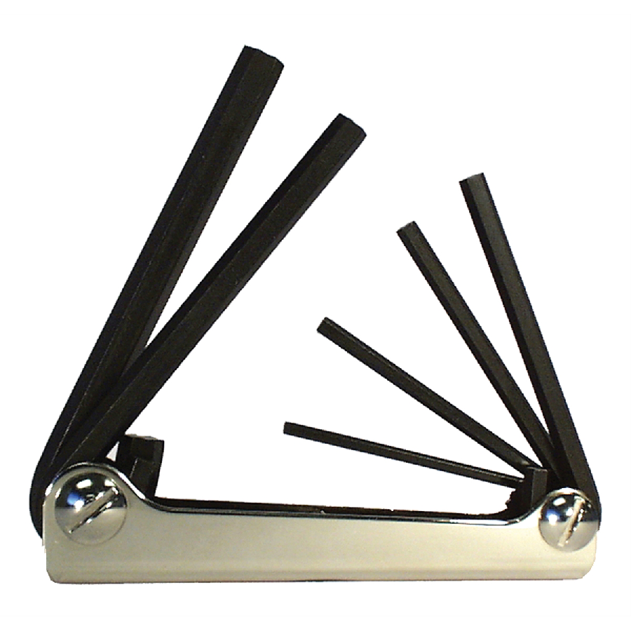 5-Pc Fold Up Hex Key Set 3-10mm