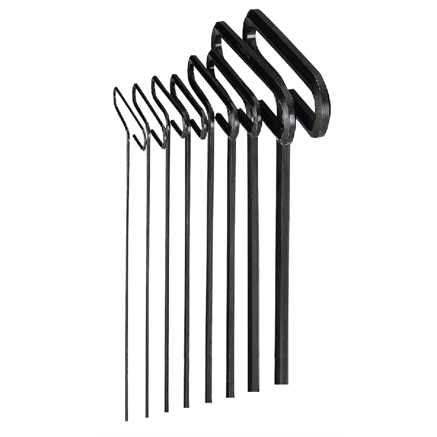 8-Pc Hex T-Key Set 3/32-1/4 Standard Grip