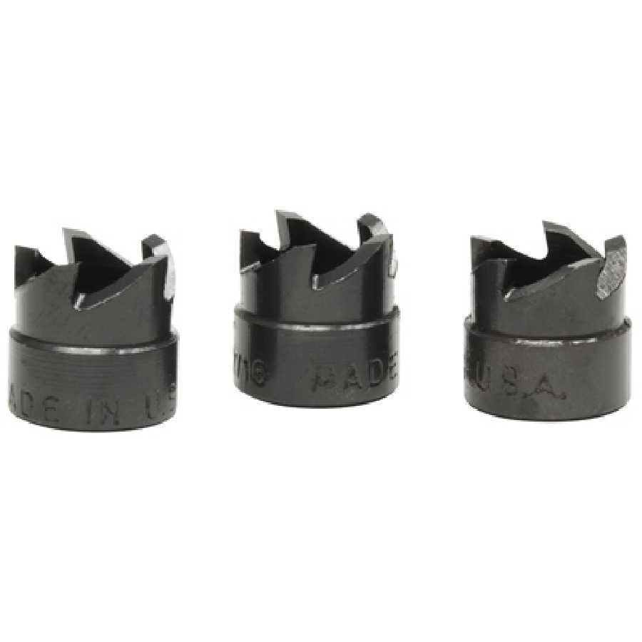 Blaircutter Sheet Metal Hole Cutter - 7/16 In - 3 Pk