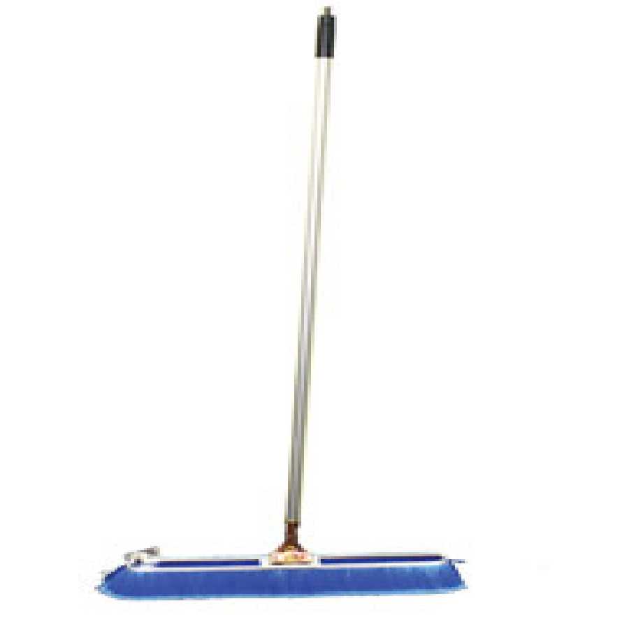 Blue Fine Bristle Broom Head - 23 In - 4 Pk