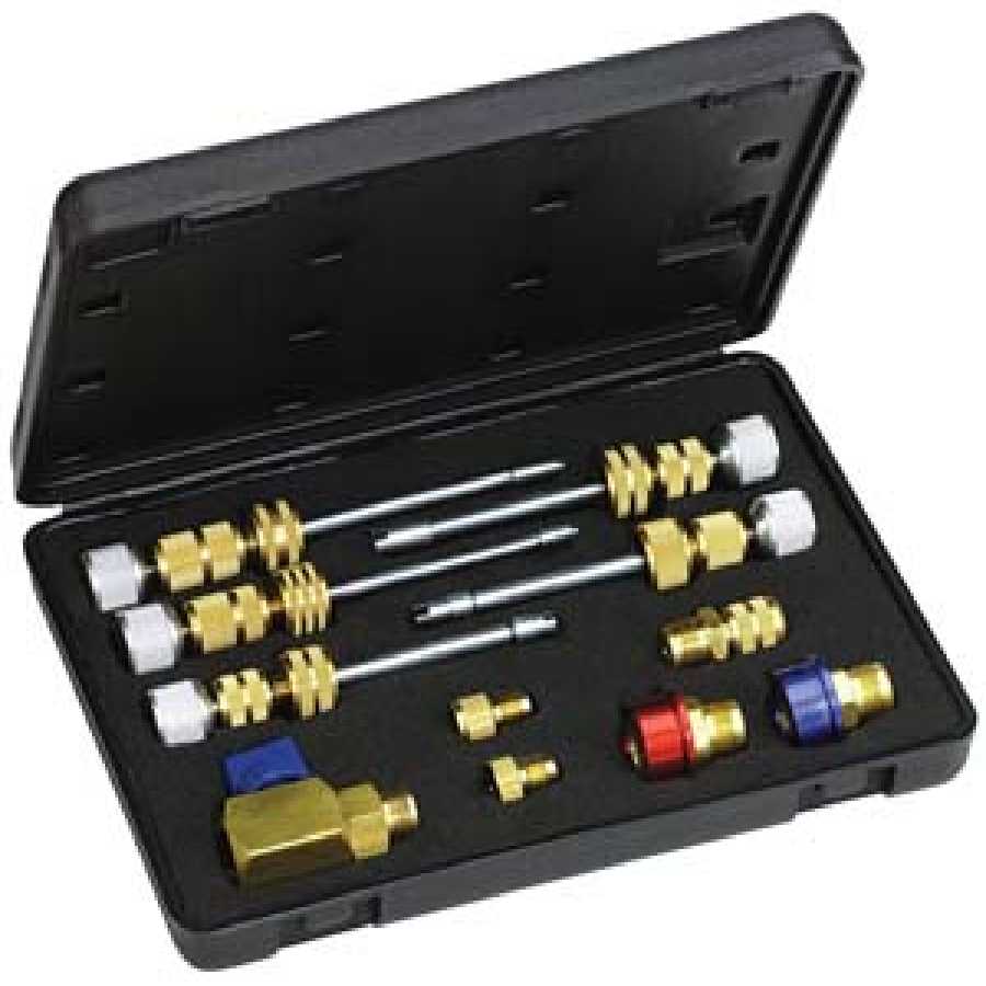 R-12/R-134a Universal Valve Core Remover Master Kit