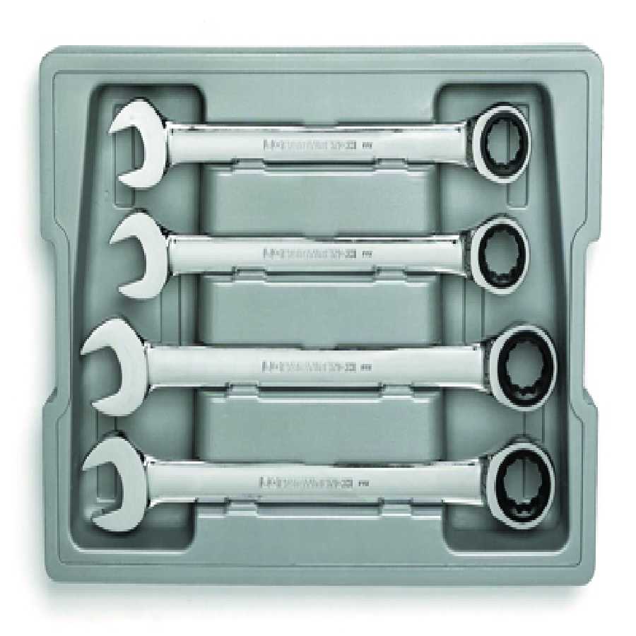 Jumbo GearWrench Set - Metric - 4-Pc