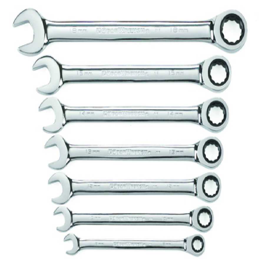 Combination Metric GearWrench Set - 7 Pc.