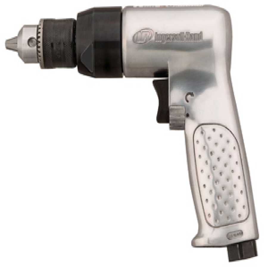 3/8 Inch Drive Air Drill Reversible Tool - 2,000 RPM