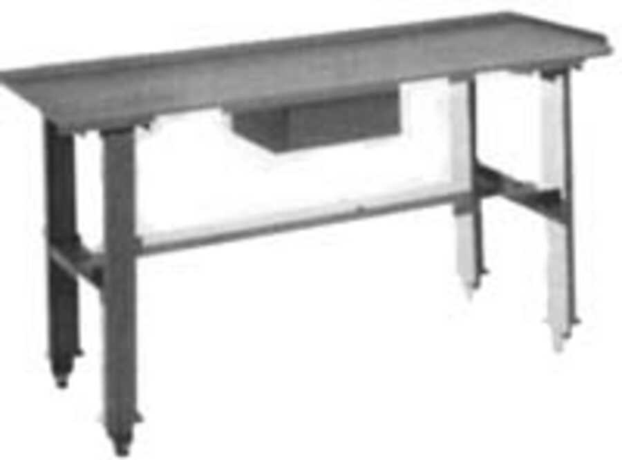 Work Bench Table Sloped w Drain - 4 Ft