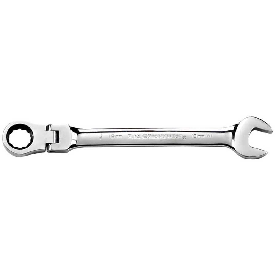 GearWrench 18mm Flex Head Ratcheting Wrench - Chrome Finish