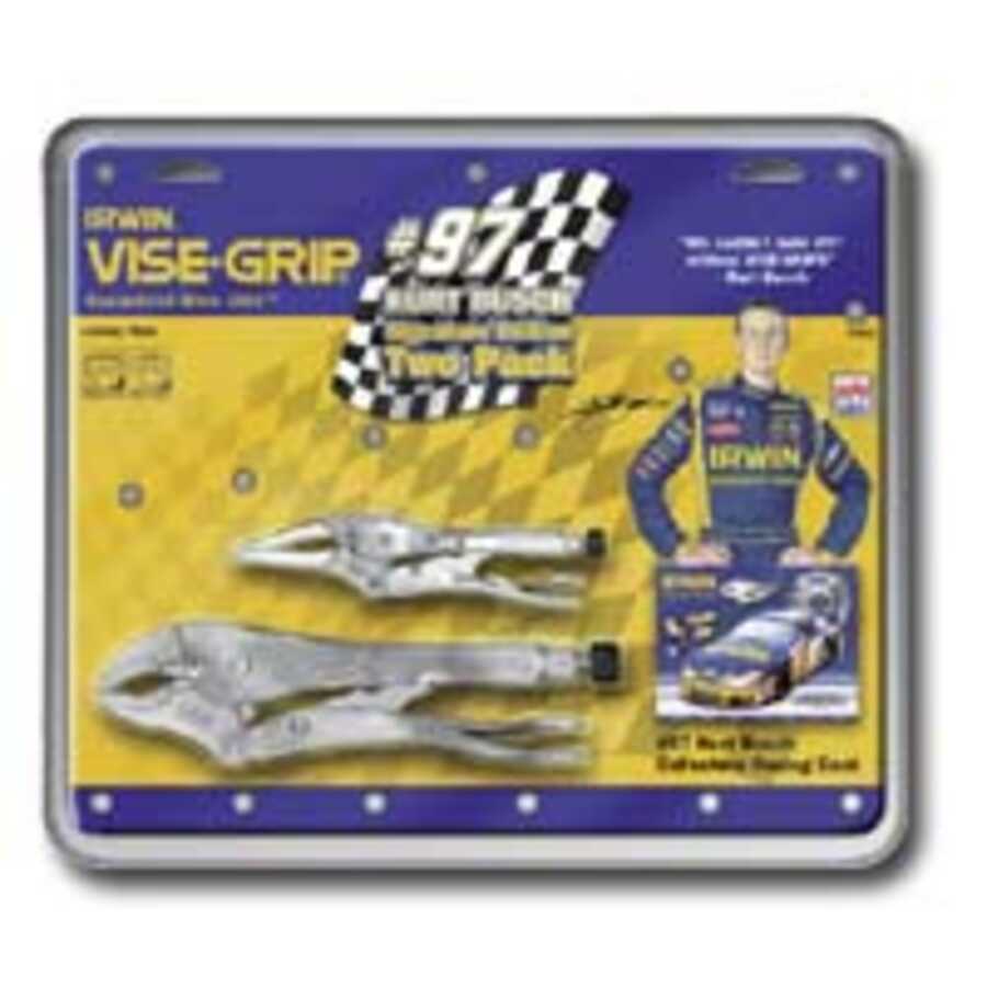 Kurt Busch Signature Series Locking Pliers Set - 2-Pc