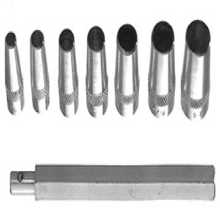 Gasket Makers Hollow Punch Set - 9-Pc