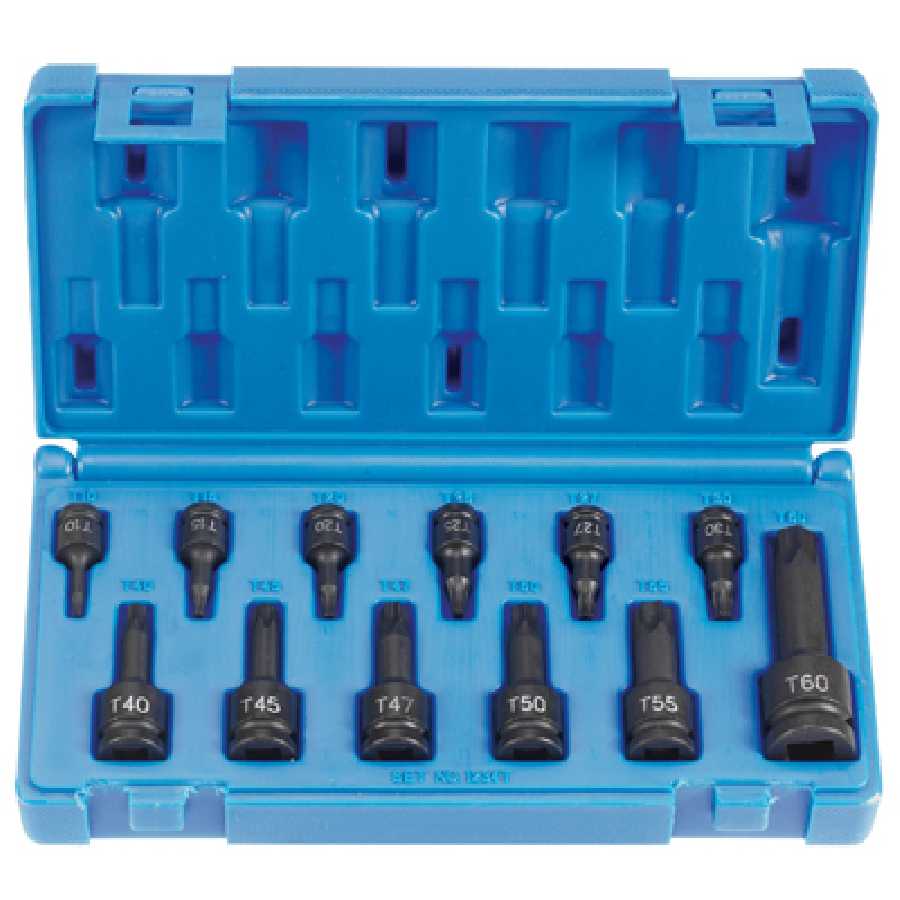 Internal Torx Impact Driver Set - 12-Pc