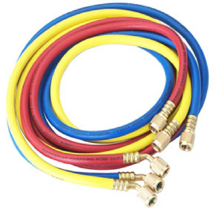 Charging Hose Set - 1/4 In FFL Standard Fittings - 60 In L