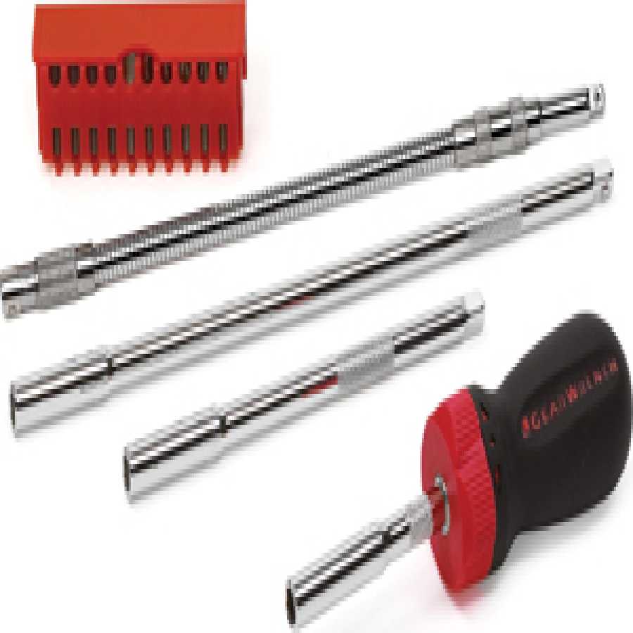 15 Piece Ratcheting Screwdriver Set