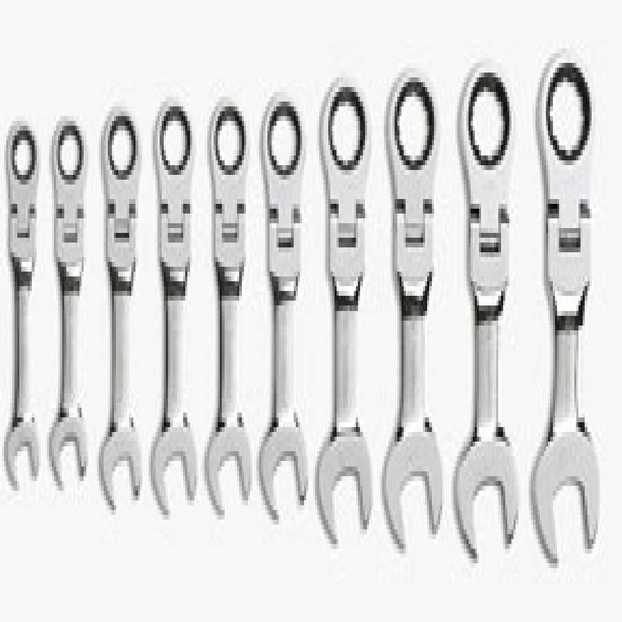 Metric Stubby Flex GearWrench Set - 10-Pc