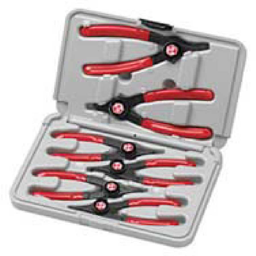 Cam-Lock Convertible Snap Ring Pliers Set - 6-Pc