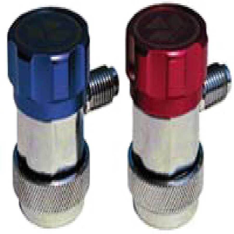 High Side Manual R134A Quick Coupler - 1/4 In FL-M x 16mm