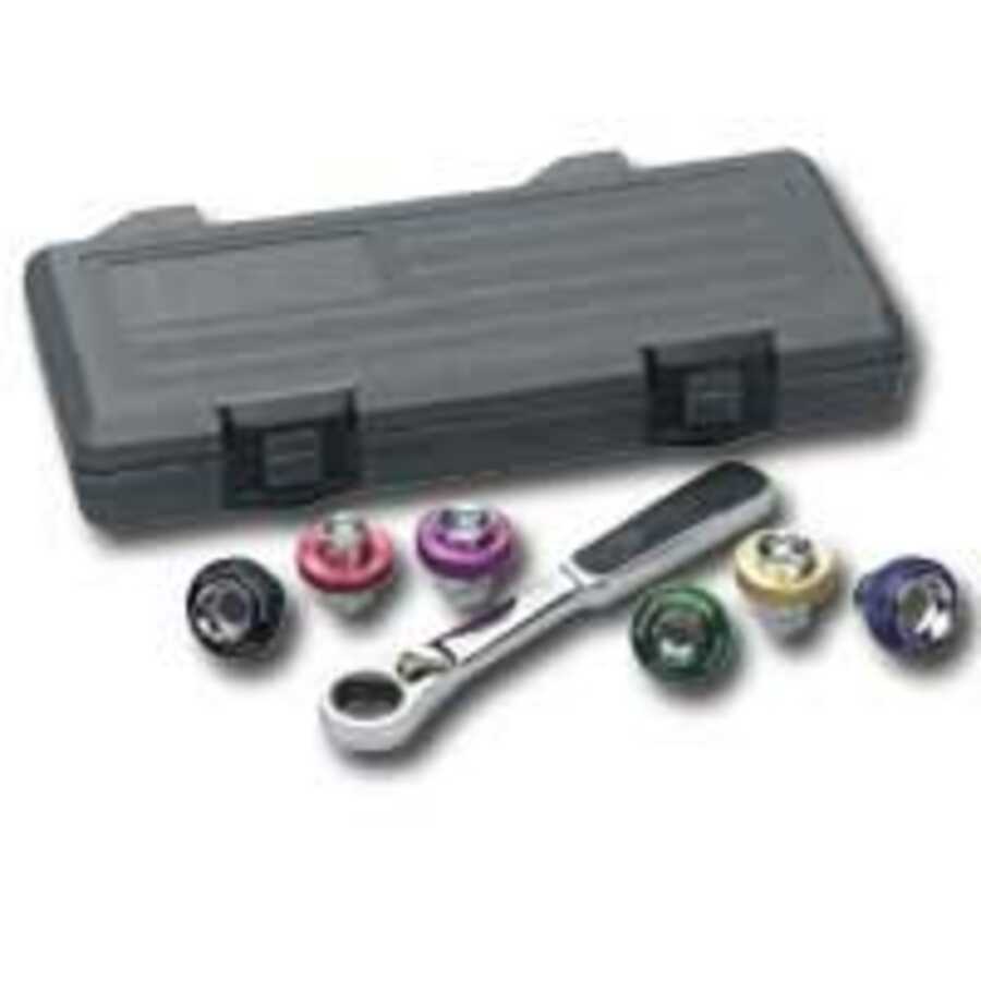 Magnetic Drain Plug Socket Set - 7-Pc