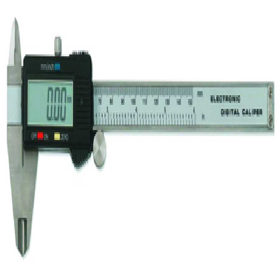 Digital Caliper w Large LCD Window 6 Inch