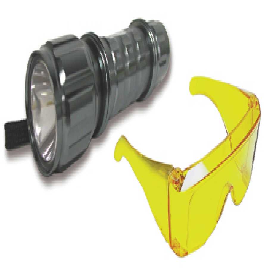 A/C Leak Detection Lamp with Advanced Optics