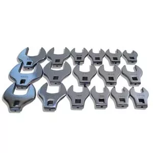 1/2 In Dr Jumbo Metric Crowfoot Wrench Set - 17-Pc (image for) 1/2 In Dr Jumbo Metric Crowfoot Wrench Set - 17-Pc