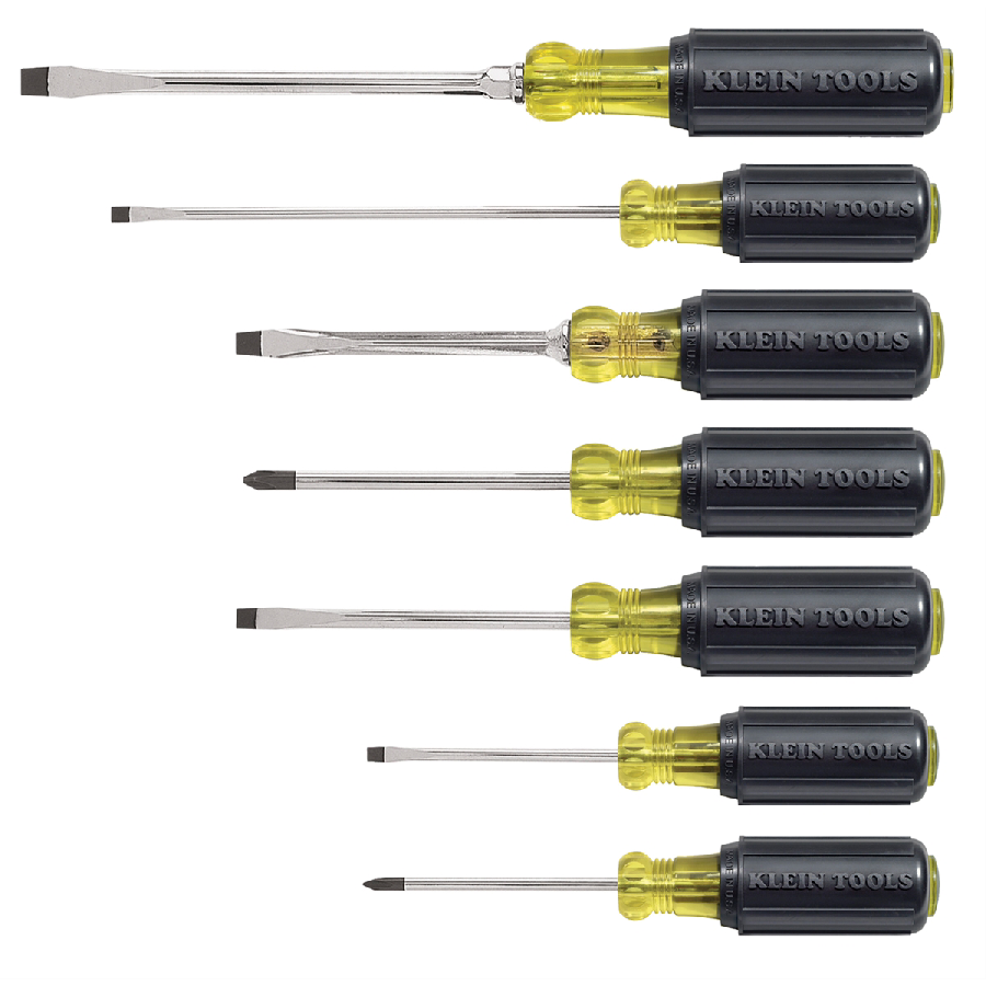 Cushion-Grip Screwdriver Set - 7-Pc