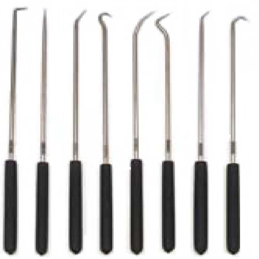 9-3/4 In Long Hook and Pick Set - 8-Pc