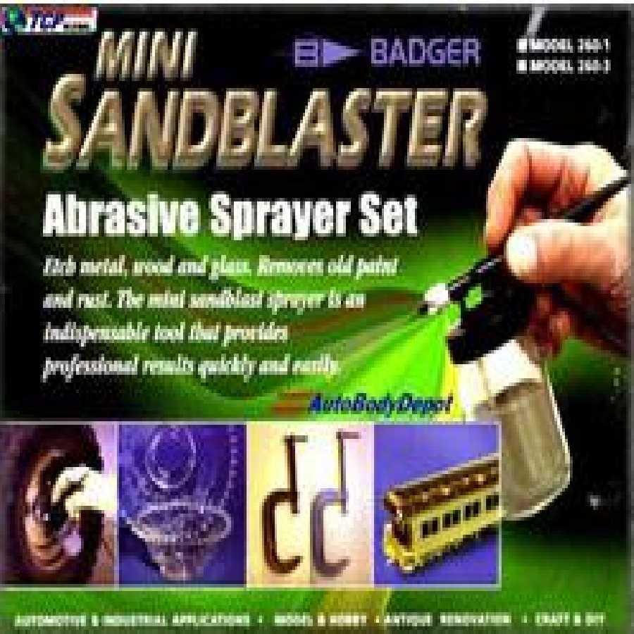 Mini Sandblaster Abrasive Sprayer Set