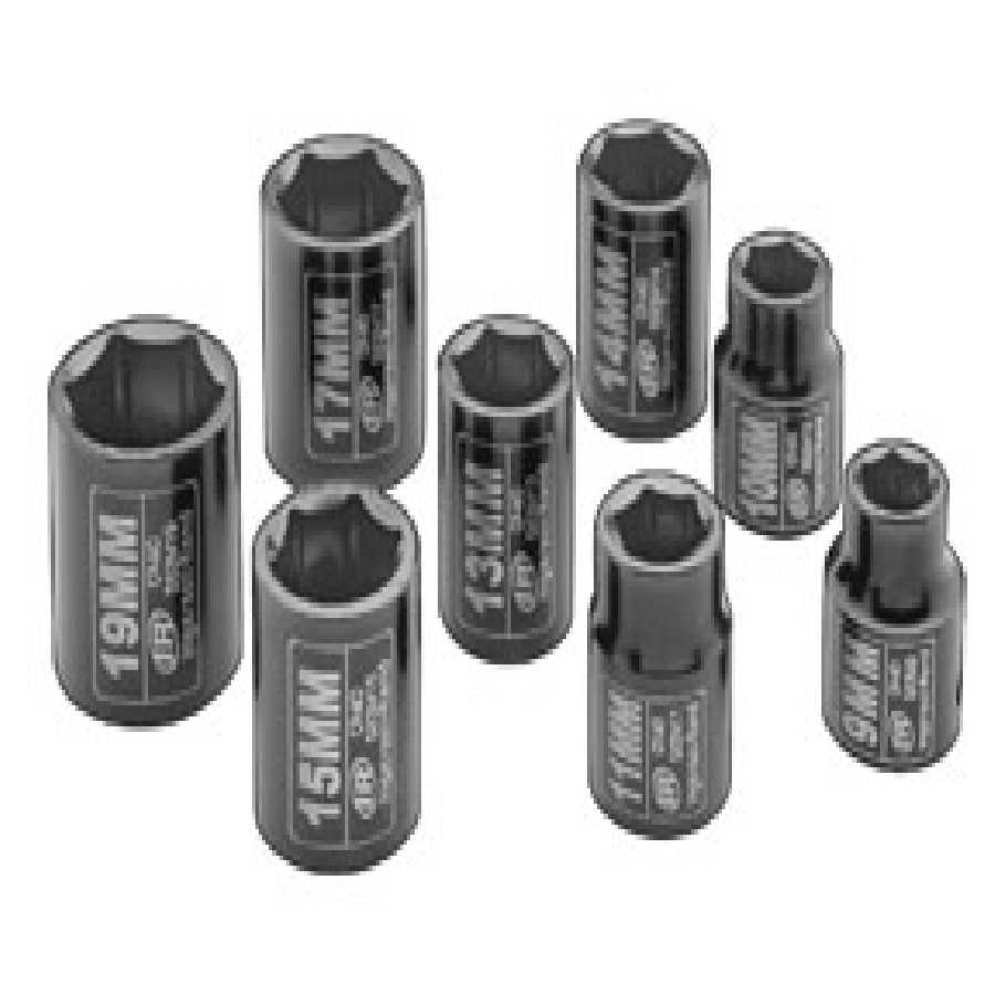 3/8 In Dr Metric Impact Socket Set - 8-Pc