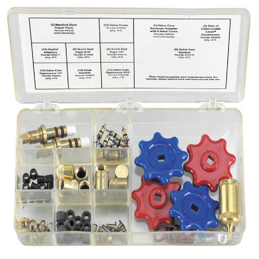 Parts Kit R-134a Manifold Gauges Hoses