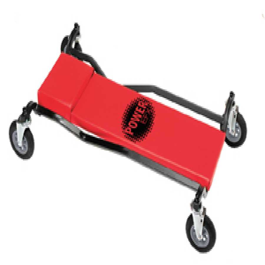 Heavy Duty Creeper with No-Matic Roller Wheels