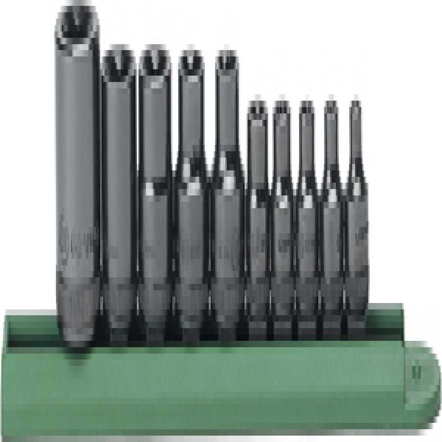 1/4 In, 3/8 In and 1/2 In Drive External Torx Socket Set - 10-Pc