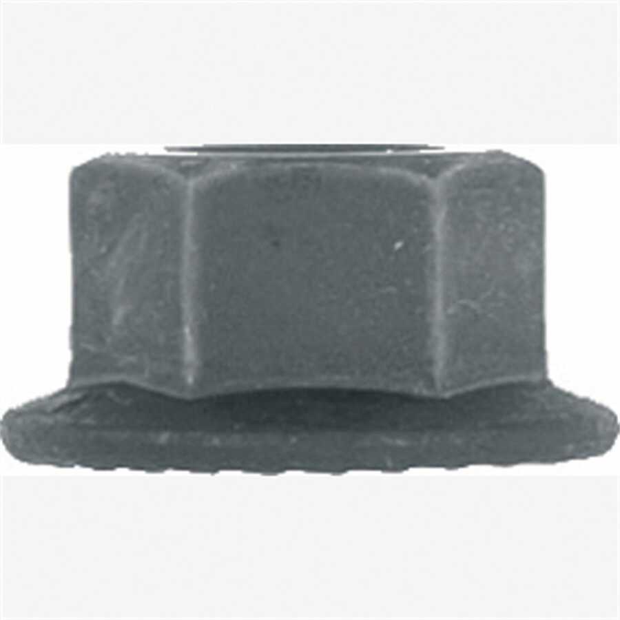 Metric Hex Flange Nut Blk 19mm