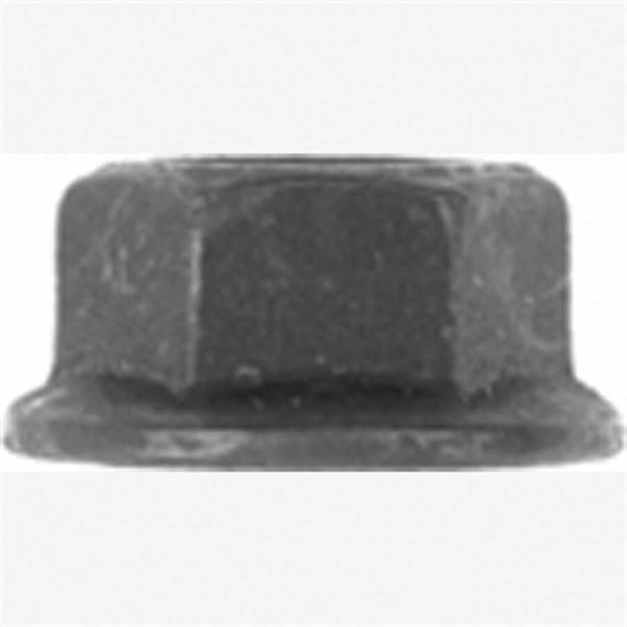 Met Hex Flange Nut Blk 11.8mm