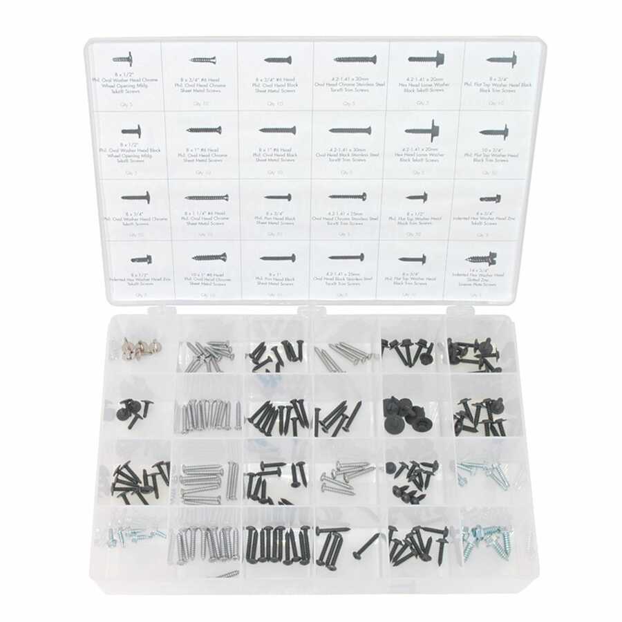 Trim Screw Assortment 185 Piec