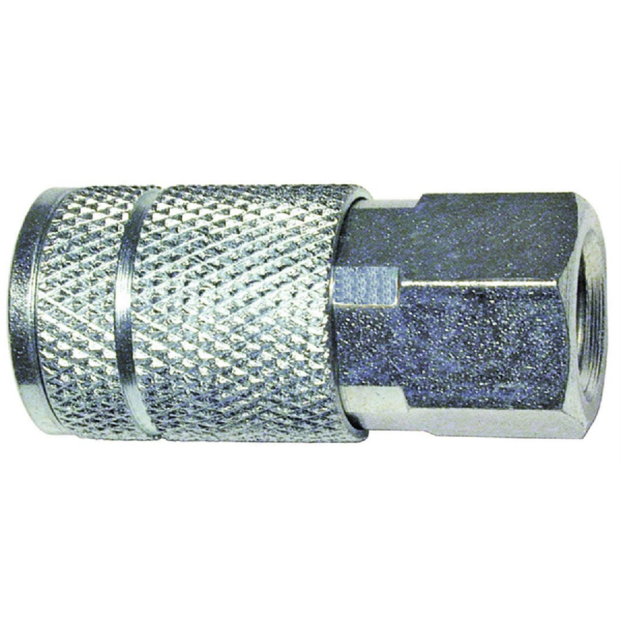 1/4" Coupler with 3/8" Female threads Automotive T Style- Pack o