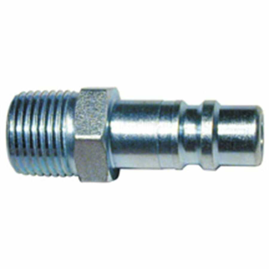 Male Thread Industrial Interchange Coupler Plug - 1/2 In NPT