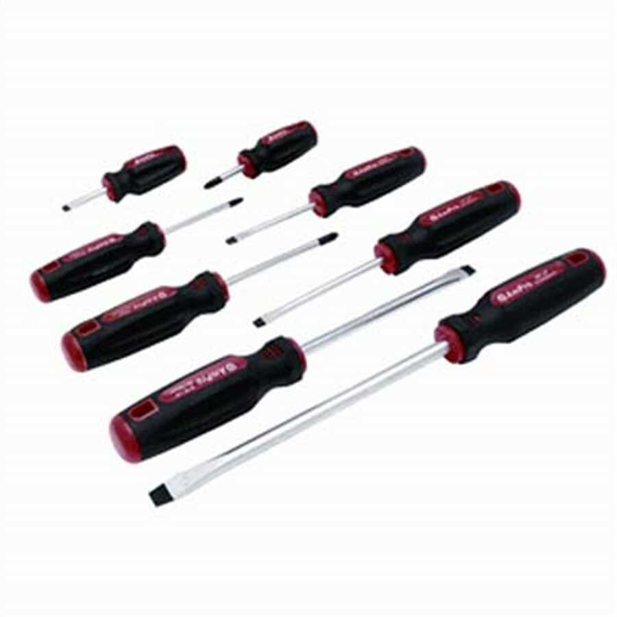 8pc Cushion Grip ScrewDr Set